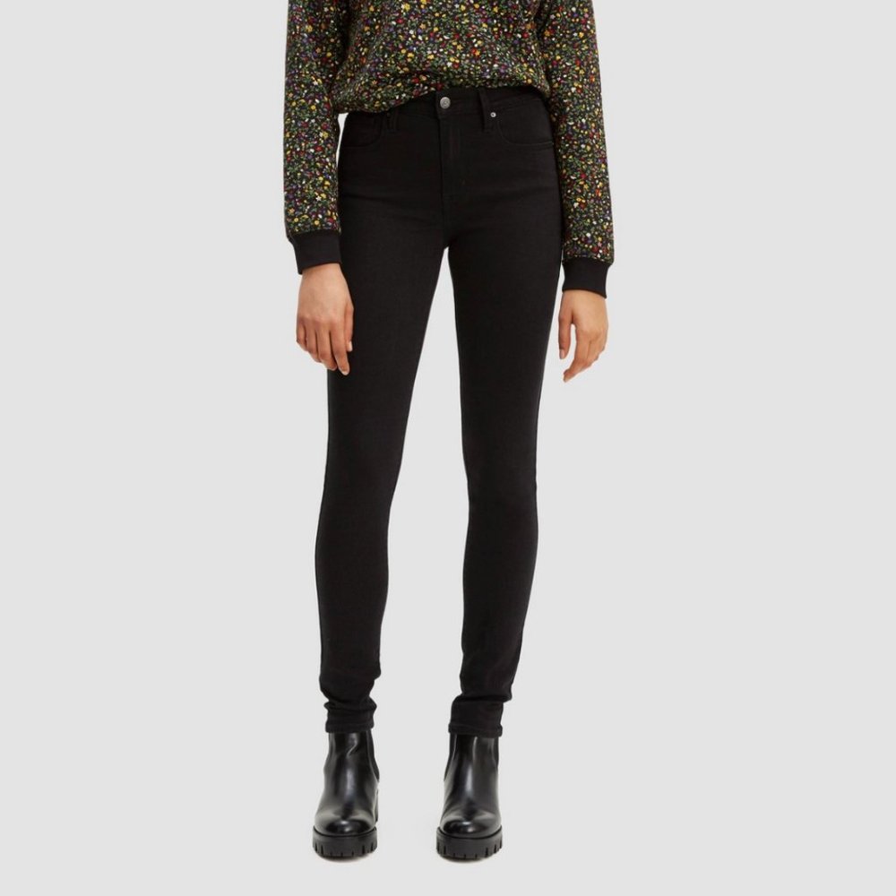 Levi’s Womens 721 High Rise Skinny - Black 30x32